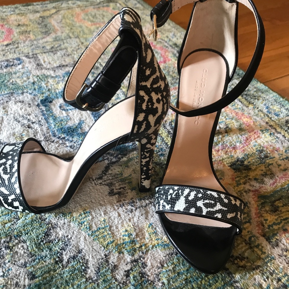 Club Monaco Stiletto sandals watersnake 🐍 …